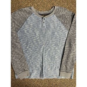 Lucky brand long sleeve quarter button up